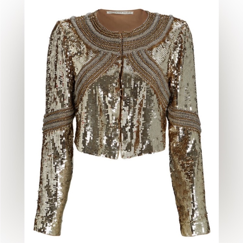 NWT Veronica Beard Phaedra  Beaded Jacket. (mc)